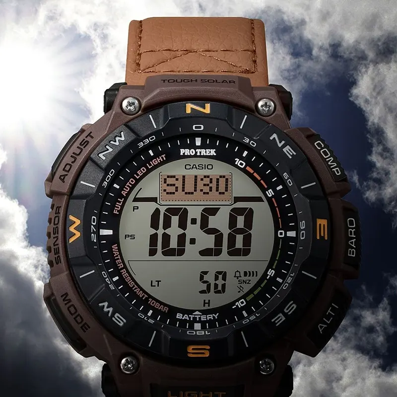 Casio Pro Trek Sensor Solar Powered Climber Men's Watch- PRG-340L-5DR
